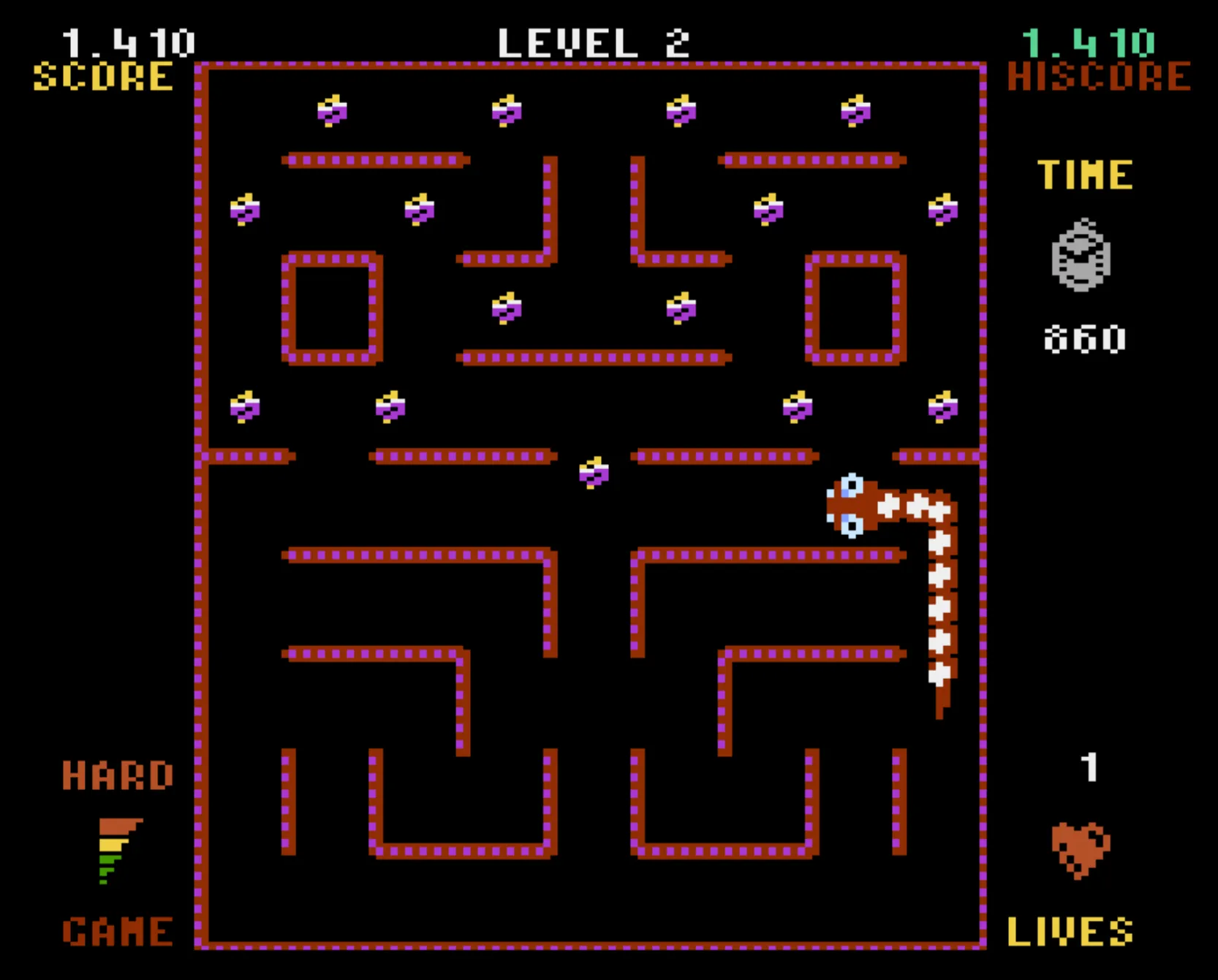Hard Snake - Atari XL/XE