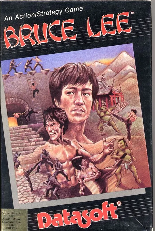 Oryginalna okładka Bruce Lee - Atari XL/XE