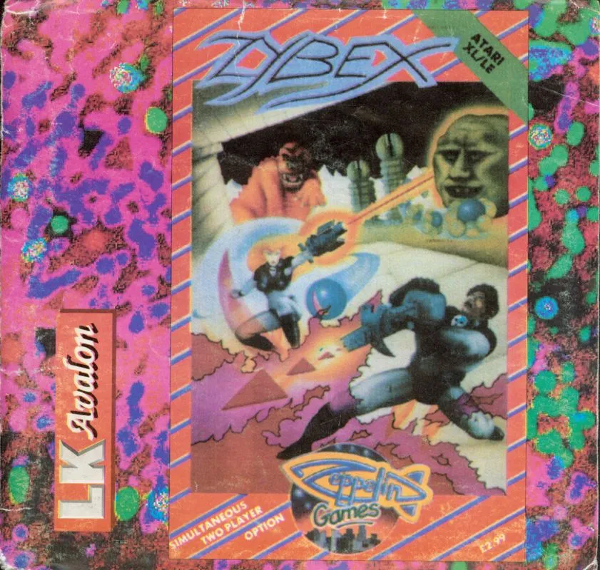 Oryginalna okładka Zybex – Atari XL/XE